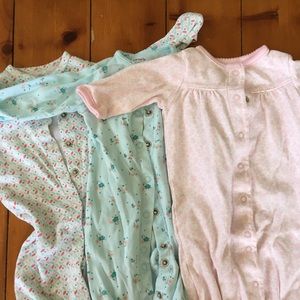 Bundle of Carters sleep gowns